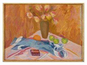 GAMERITH Walter,Charming floral still life with apples and oranges,1930,Auctionata 2015-01-26
