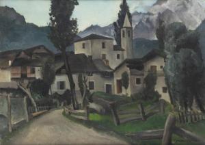 GAMERO Mario 1902-1980,Paesaggio,Sant'Agostino IT 2024-01-18