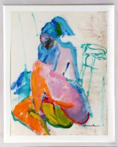 GAMEROV Isabel 1943,Seated Nude,2000,Ro Gallery US 2023-07-27