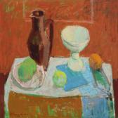 Gammelgaard Albert 1897-1963,Still life on a table,1953,Bruun Rasmussen DK 2016-10-03