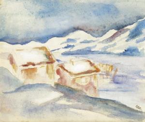 GAMPER Gustav 1873-1948,Winterlandschaft,Fischer CH 2009-11-11