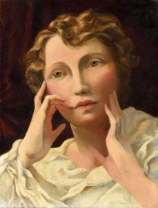 GAMPERT Jean Louis 1884-1943,Portrait de femme,1926,Osenat FR 2020-06-27