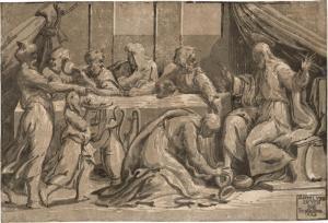 GANDINI Alessandro,Christus im Haus Simon des Pharisäers,Galerie Bassenge DE 2023-06-07