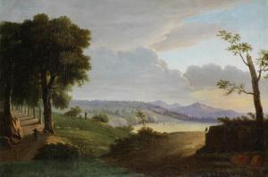 GANDOLFI G 1800,A mountainous landscape at dawn,Bonhams GB 2017-04-06