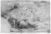 GANDOLFI Gaetano 1734-1802,An Allegory of Justice reclining in a Landscape,Christie's GB 1998-01-30