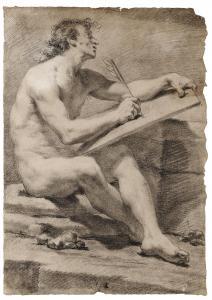 GANDOLFI Mauro 1764-1834,Académie d'un homme assis,Christie's GB 2022-05-18