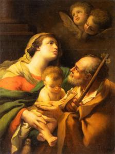 GANDOLFI Mauro 1764-1834,Sacra Famiglia con angeli,Bertolami Fine Arts IT 2023-11-23