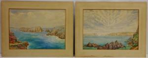 GANDY Henry George 1879-1950,Sark from La Fontaine,David Duggleby Limited GB 2018-08-25