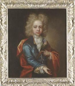 GANDY William 1655-1729,Portrait of a young boy, half-length, in a blue co,Christie's GB 2004-06-11