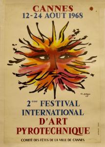 GANEAU Francois,2e Festival International d\’art Pyrotechnique Can,1968,Aste Bolaffi 2020-09-16