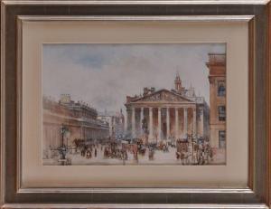 GANES LANDER CHARLES,VIEW OF THE ROYAL EXCHANGE AND BANK OF SCOTLAND,Stair Galleries US 2011-03-19