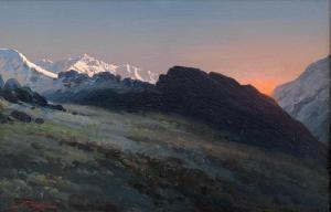 GANGOOLY Jamini Prokash 1876-1953,Untitled (Himalayan Landscape),Bonhams GB 2022-05-24