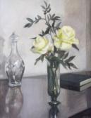 GANLY Rose Brigid 1909-2002,Roses and Decanter,Adams IE 2005-09-28