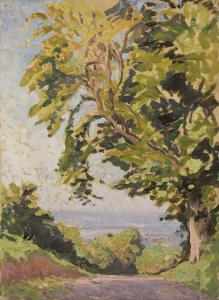 GANLY Rose Brigid,VIEW TOWARDS DUBLIN FROM RATHFARNHAM MOUNTAINS,De Veres Art Auctions 2024-01-30