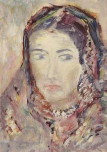 GANNAM 1900-1900,Portrait de femme orientale,Etienne de Baecque FR 2012-09-29