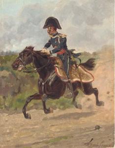 GANS Louis 1900-1900,A cavalry officer on horseback; and a companion pa,Christie's GB 2005-04-05