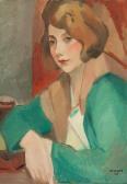GANS Paula 1883-1941,Portrait of a Lady,Stahl DE 2015-06-20