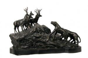 GANSO A 1973,Lions and Deer,1973,Ro Gallery US 2011-06-02