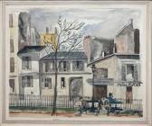 GANSO Emil 1895-1941,Montparnasse (Study for the print),1922,William Doyle US 2018-11-20