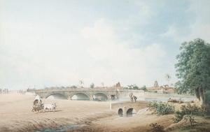 GANTZ John 1772-1853,View of St Andrews Bridge, Madras,1821,Dreweatt-Neate GB 2013-01-30
