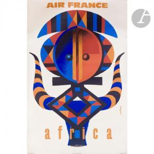 GARAMOND Jacques Nathan 1910-2001,Air France Africa,1961,Ader FR 2024-03-29