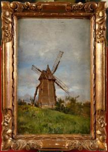 GARAUD Gustave Césaire 1847-1914,Le moulin, environs de Douarnenez,Osenat FR 2024-04-07