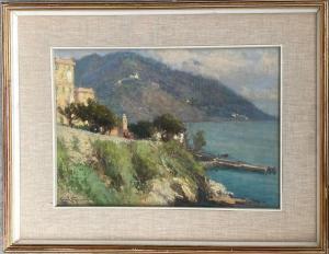 GARAVAGLIA Ercole 1866-1935,Camogli, passeggiata al mare,Il Ponte Casa D'aste Srl IT 2022-11-22