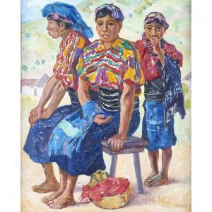 GARAVITO Humberto 1897-1970,Three Women,Clars Auction Gallery US 2023-01-13