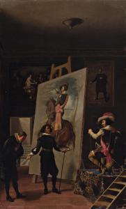 GARAY Y AREVALO Manuel,La presentación de Alonso Cano hecha por Velázquez,1866,Balclis 2017-03-15
