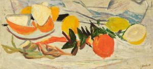 GARBELL Alexandre Sascha 1903-1970,Nature morte au citron et à l'orange,Millon & Associés 2024-04-23