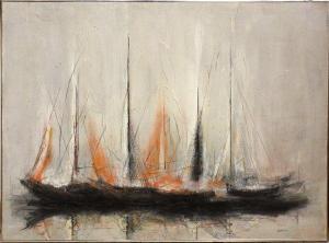 GARCIA Danny 1929-2012,Abstract Boats,1986,Clars Auction Gallery US 2009-03-07