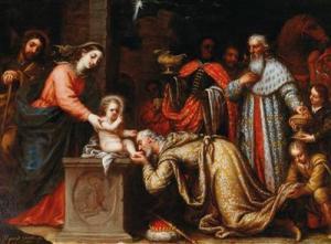 GARCIA EL HIDALGO Don Jose 1646-1717,The Adoration of the Magi,1682,Palais Dorotheum AT 2017-12-18