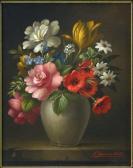GARCIA MATA Eulalio 1910-1985,STILL LIFE WITH FLOWERS,Susanin's US 2008-09-06