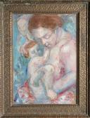 GARCIA VAZQUEZ Domingo 1859-1912,Mother and Child,Ro Gallery US 2012-05-04