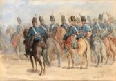 GARDAINER Auguste 1800-1800,Scène militaire,Coutau-Begarie FR 2012-02-17
