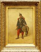 GARDANNE Auguste 1840-1890,Ritratto di soldato francese,Capitolium Art Casa d'Aste IT 2021-03-09