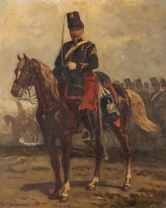 GARDANNE Auguste 1840-1890,Soldato a cavallo,Blindarte IT 2022-06-29