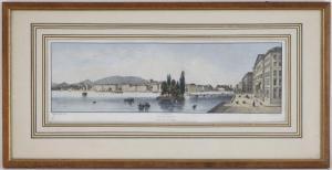 GARDELLE Robert 1682-1766,Vue de la ville de Genève,Piguet CH 2012-06-13