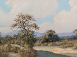 GARDENER Roy 1900,Bushveld Landscape,5th Avenue Auctioneers ZA 2015-08-02