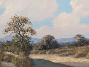 GARDENER Roy 1900,Bushveld Landscape,5th Avenue Auctioneers ZA 2015-05-17