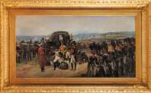 GARDETTE Louis 1800-1900,Le déjeuner de l'Empereur Napoléon 1er devant sa b,Osenat FR 2013-11-17