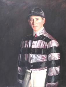 GARDINER John H. 1918-1925,Head and shoulders of a jockey,1906,John Nicholson GB 2008-03-27