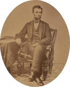 GARDNER Alexander 1821-1882,Portrait of Abraham LIncoln,1863,Sotheby's GB 2023-10-05