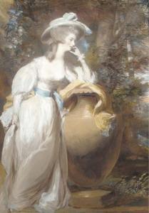 GARDNER Daniel 1750-1805,Portrait of Philadelphia de Lancy, in a white dres,Christie's GB 2003-10-16