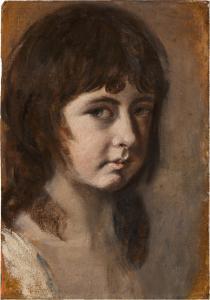 GARDNER Daniel 1750-1805,Study of a girl, bust-length, wearing a white dress,Sotheby's GB 2023-09-20