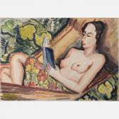 GARDNER Fred 1880-1952,Reading in Hammock,Gray's Auctioneers US 2018-05-07
