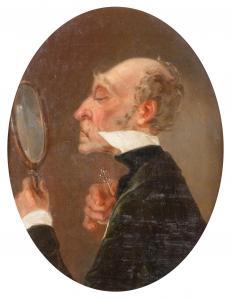 GAREIS Antonín Jan 1791-1863,Elegant Old Man,Palais Dorotheum AT 2015-03-07