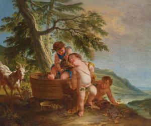 GAREMYN Jan Anton 1712-1799,Allegory of summer; Allegory of fall,1783,Bonhams GB 2022-11-08