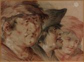 GAREMYN Jan Anton 1712-1799,Portrait de trois hommes,Piasa FR 2011-12-07