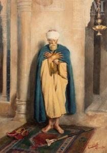 GARGIULLO Antonio 1800-1900,Homme en prière,1908,Millon & Associés FR 2022-07-05